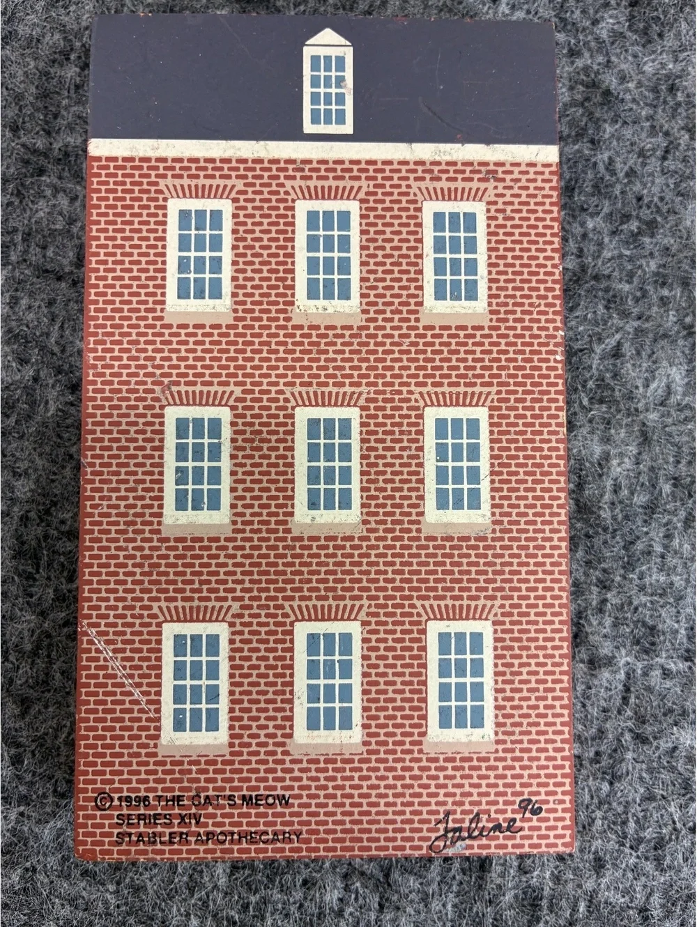 The Cats Meow Lot Stabler Leadbeater Apothecary Wooden House 1990s #6